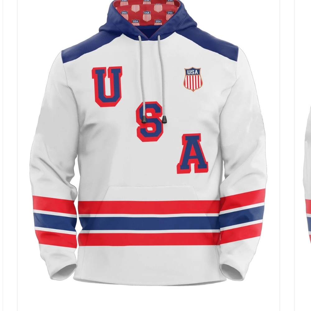 USA Hockey letter hoodie